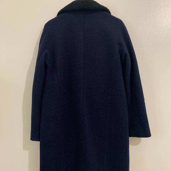 Zara chic navy coat - Picture 2 of 3